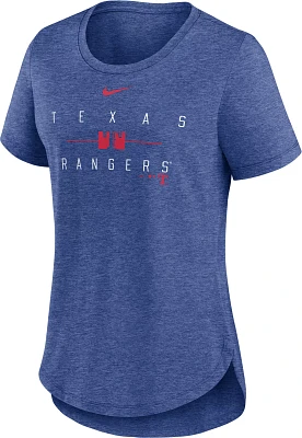 Nike Women's Texas Rangers Blue Knockout T-Shirt