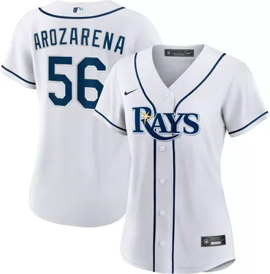 Nike Women's Tampa Bay Rays Randy Arozarena #56 White Cool Base Jersey