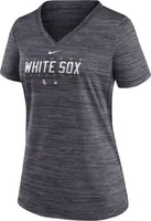 Nike Women's Chicago White Sox Black Authentic Collection Velocity Practice T-Shirt