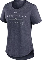 Nike Women's New York Yankees Navy Knockout T-Shirt