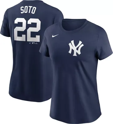 Nike Women's New York Yankees Juan Soto #22 Navy T-Shirt