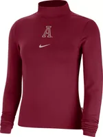 Nike Women's Alabama Crimson Tide Essential Mock Neck Long Sleeve Shirt