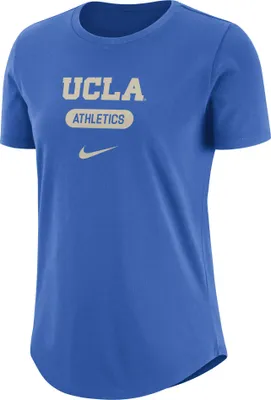 Nike Women's UCLA Bruins True Blue University Athletics Pill Swoosh T-Shirt