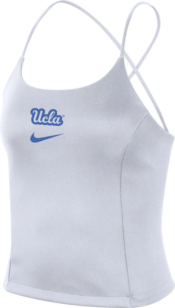 Nike Women's UCLA Bruins White Icon Clash Tieback Tank Top