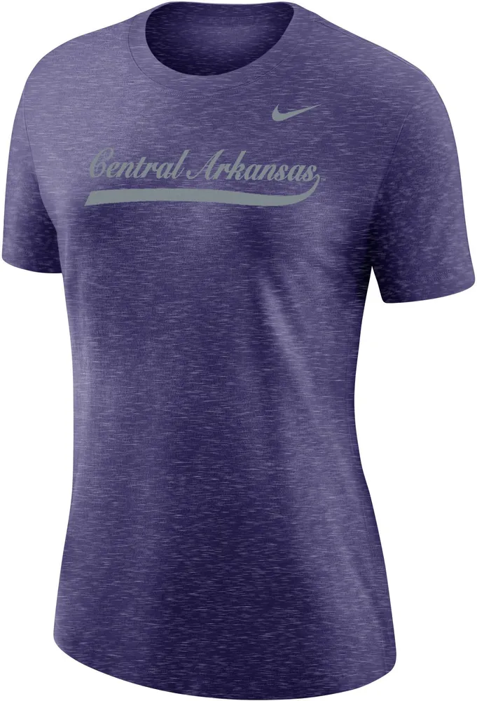 Nike Women's Central Arkansas Bears  Purple Varsity Script T-Shirt