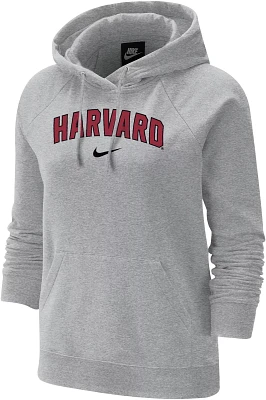 Nike Women's Harvard Crimson Grey Seal Varsity Pullover Hoodie