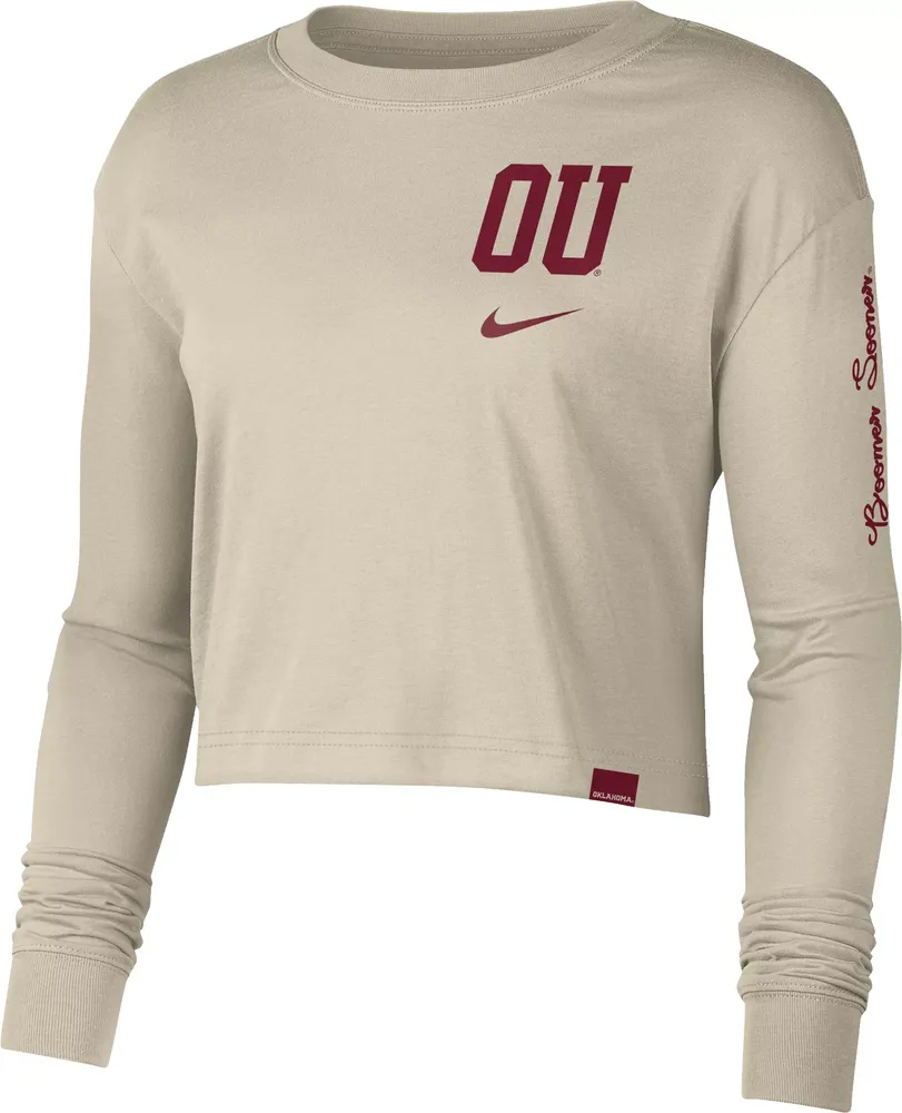 Nike Women's Oklahoma Sooners Rattan Jr Varsity Long Sleeve T-Shirt