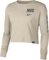 Nike Women's Michigan State Spartans Rattan Jr Varsity Long Sleeve T-Shirt