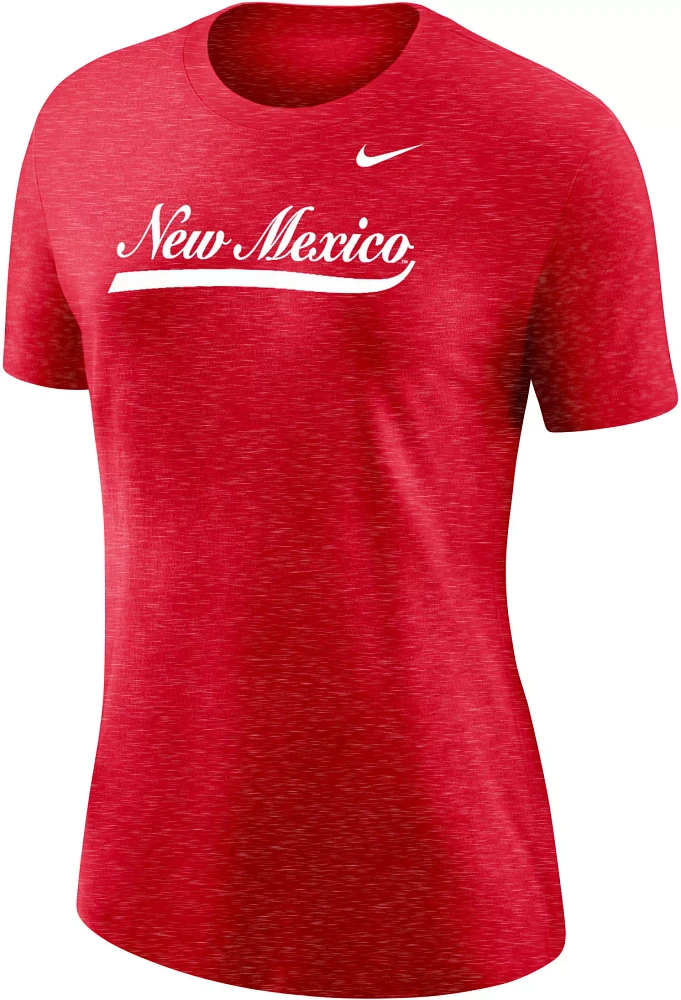 Nike Women's New Mexico Lobos Cherry Varsity Script T-Shirt