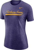 Nike Women's Northern Iowa Panthers  Purple Varsity Script T-Shirt