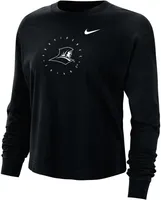 Nike Men's Providence Friars Black Boxy Long Sleeve Cropped T-Shirt