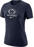 Nike Women's Penn State Nittany Lions Blue Volleyball Core Cotton T-Shirt