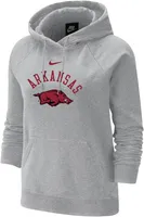 Nike Women's Arkansas Razorbacks Grey Varsity Pullover Hoodie