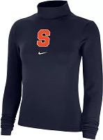 Nike Men's Syracuse Orange Blue Essential Mock Neck Long Sleeve Shirt