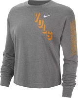 Nike Women's Tennessee Volunteers Grey Heritage Boxy Long Sleeve T-Shirt