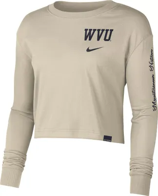Nike Women's West Virginia Mountaineers Rattan Jr Varsity Long Sleeve T-Shirt