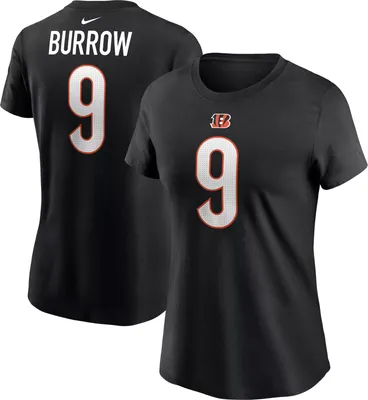 Nike Women's Cincinnati Bengals Joe Burrow #9 Black T-Shirt