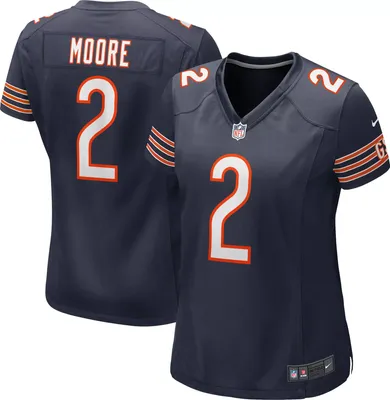 Nike Women's Chicago Bears D.J. Moore #2 Navy Game Jersey