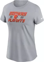 Nike Women's Cleveland Browns 2023 Playoffs Iconic T-Shirt