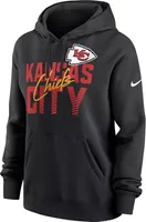 Nike Women's Kansas City Chiefs Team Slant Black Hoodie