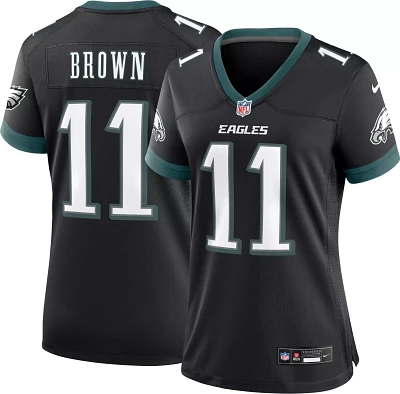 Nike Women's Philadelphia Eagles A.J. Brown #11 Alternate Black Game Jersey