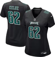 Nike Women's Philadelphia Eagles Jason Kelce #62 Black Game Jersey