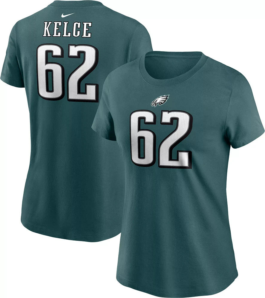 Nike Women's Philadelphia Eagles Jason Kelce #62 Green T-Shirt