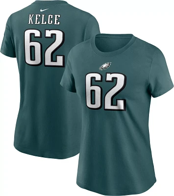 Nike Women's Philadelphia Eagles Jason Kelce #62 Green T-Shirt