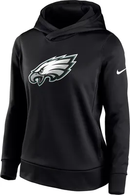 Nike Women's Philadelphia Eagles Logo Therma-FIT Black Hoodie