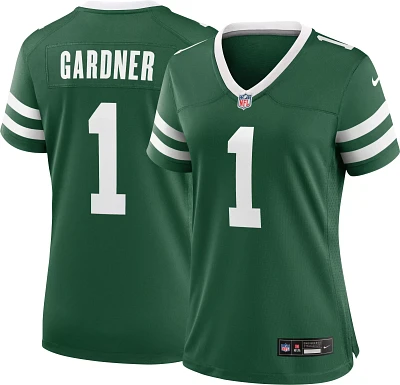 Nike Women's New York Jets Ahmad Sauce Gardner #1 Green Game Jersey