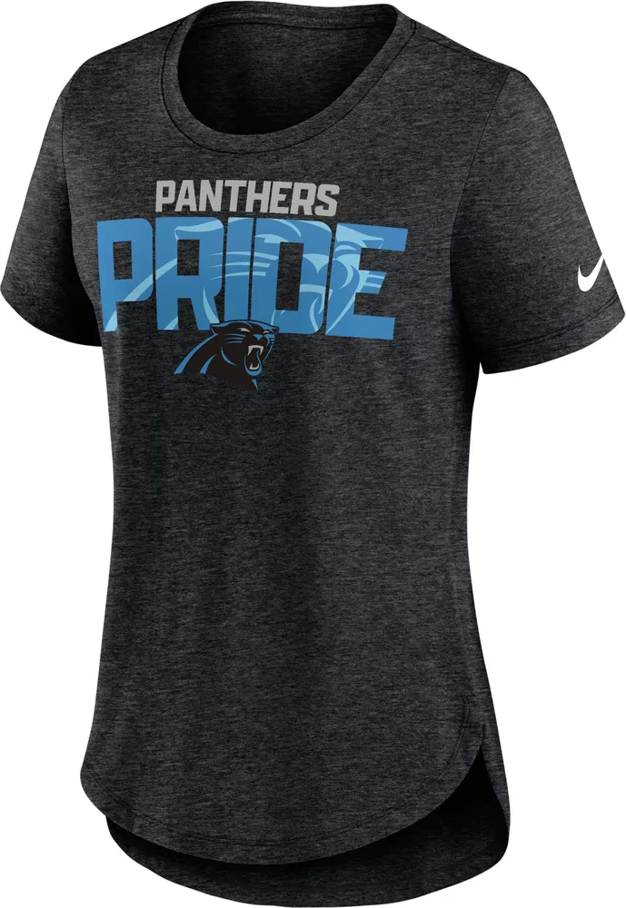 Nike Women's Carolina Panthers Local Black Tri-Blend T-Shirt