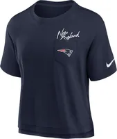 Nike Women's New England Patriots Pocket Navy T-Shirt