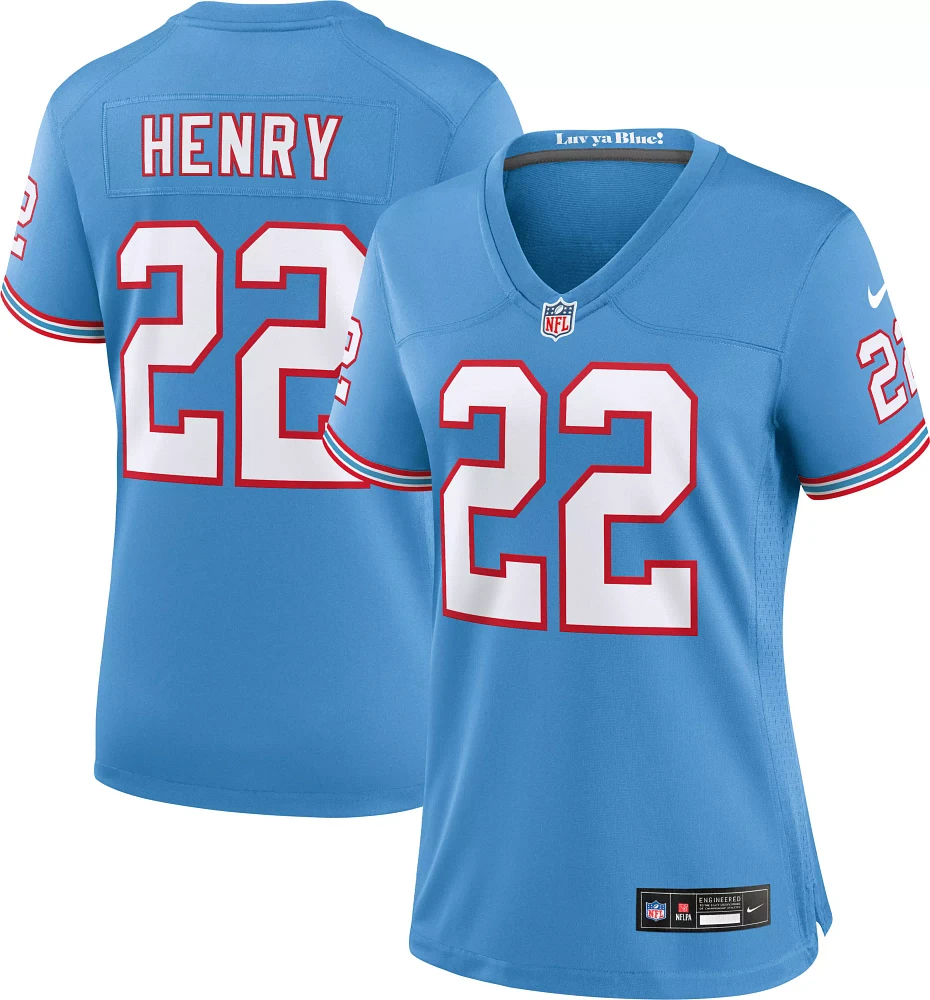 Nike Women's Tennessee Titans Derrick Henry #22 Alternate Blue Game Jersey