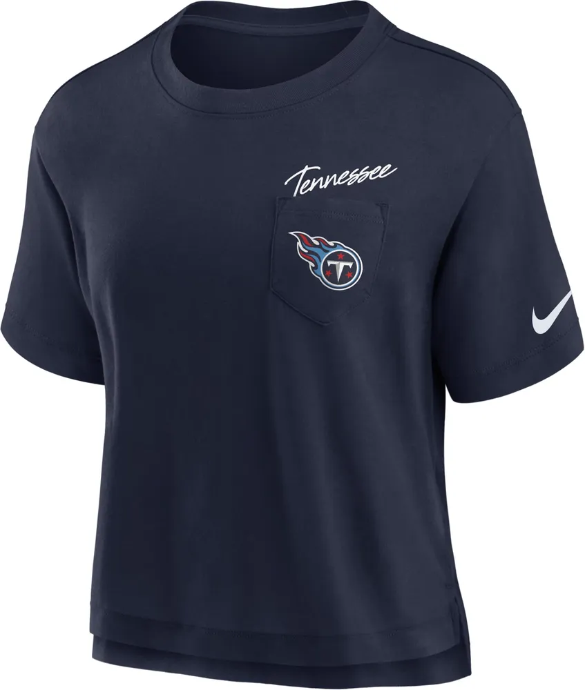 Nike Women's Tennessee Titans Pocket Navy T-Shirt