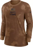 Nike Women's Tennessee Titans 2023 Salute to Service Brown Long Sleeve T-Shirt