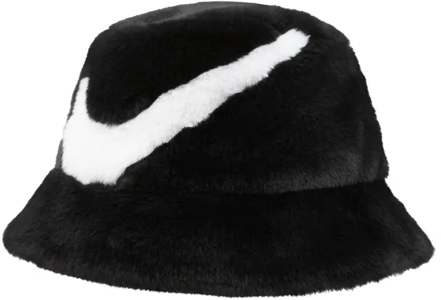 Nike Apex Faux-Fur Swoosh Bucket Hat - Hibbett