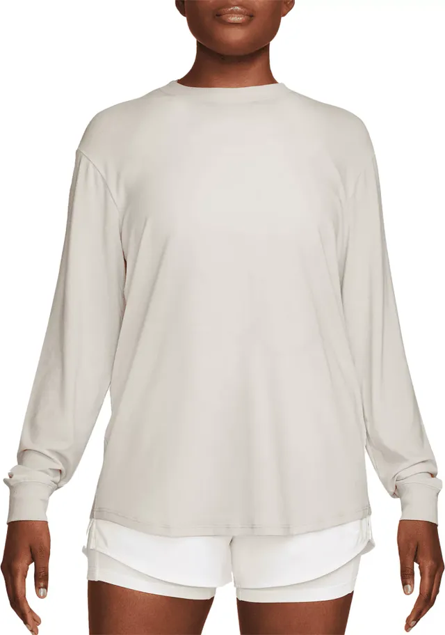 Nike Women's One Dri-FIT Relaxed Long Sleeve Top Orewood