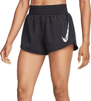 Nike One Women's Swoosh Dri-FIT Running Mid-Rise Brief-Lined Shorts