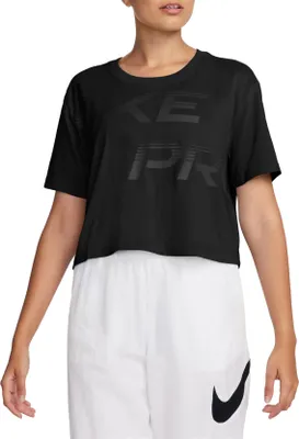 Nike Women's Pro Dri-FIT Graphic Short-Sleeve Top