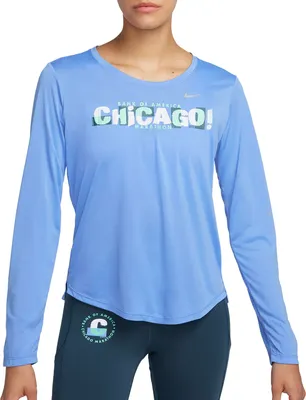 Nike Women's One Dri-FIT Luxe Chicago Marathon Long-Sleeve Running Top