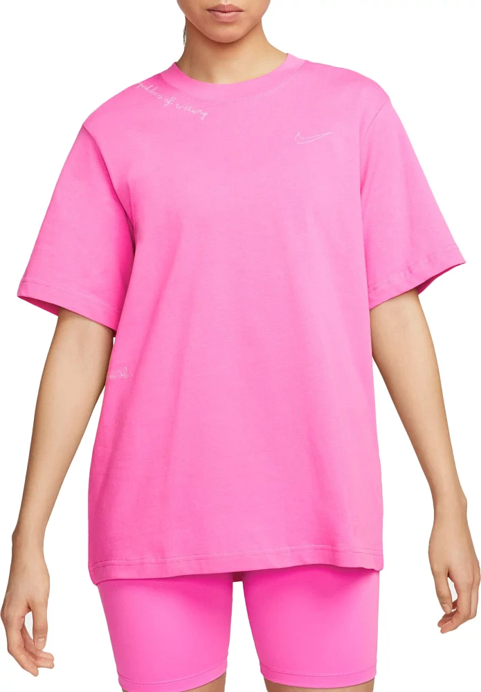 Nike Sportswear Women's Essential Note2Self Boyfriend Tee