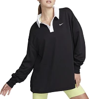 Nike Sportswear Women's Essential Oversized Long-Sleeve Polo