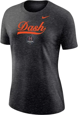 Nike Women's Houston Dash 2023 Wordmark Black T-Shirt