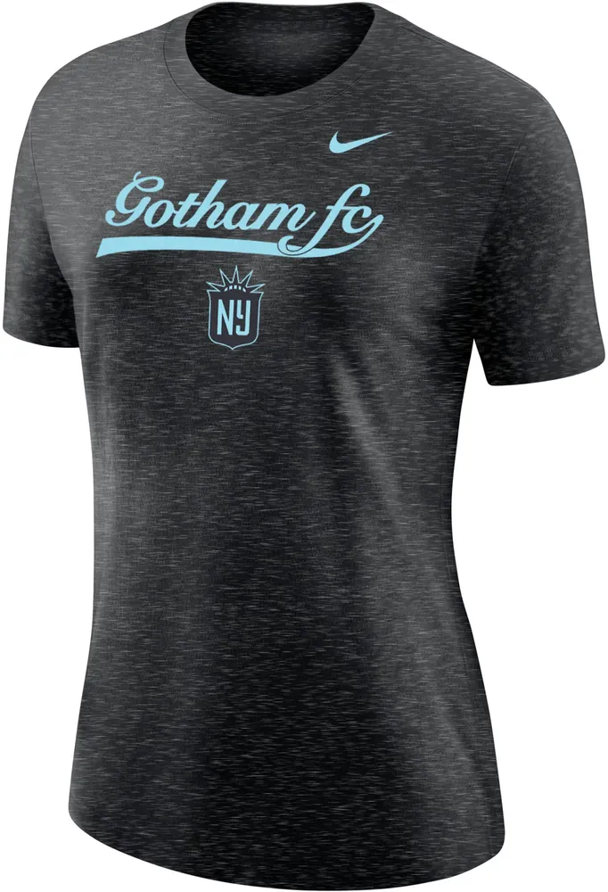 Nike Women's NJ/NY Gotham FC 2023 Wordmark Black T-Shirt