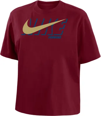 Nike Women's North Carolina Courage 2023 Swoosh Red T-Shirt