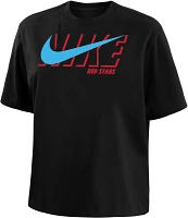 Nike Women's Chicago Red Stars 2023 Swoosh Black T-Shirt