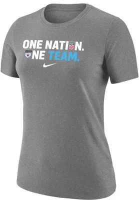 Nike Women's Chicago Red Stars - USWNT Collab Grey T-Shirt