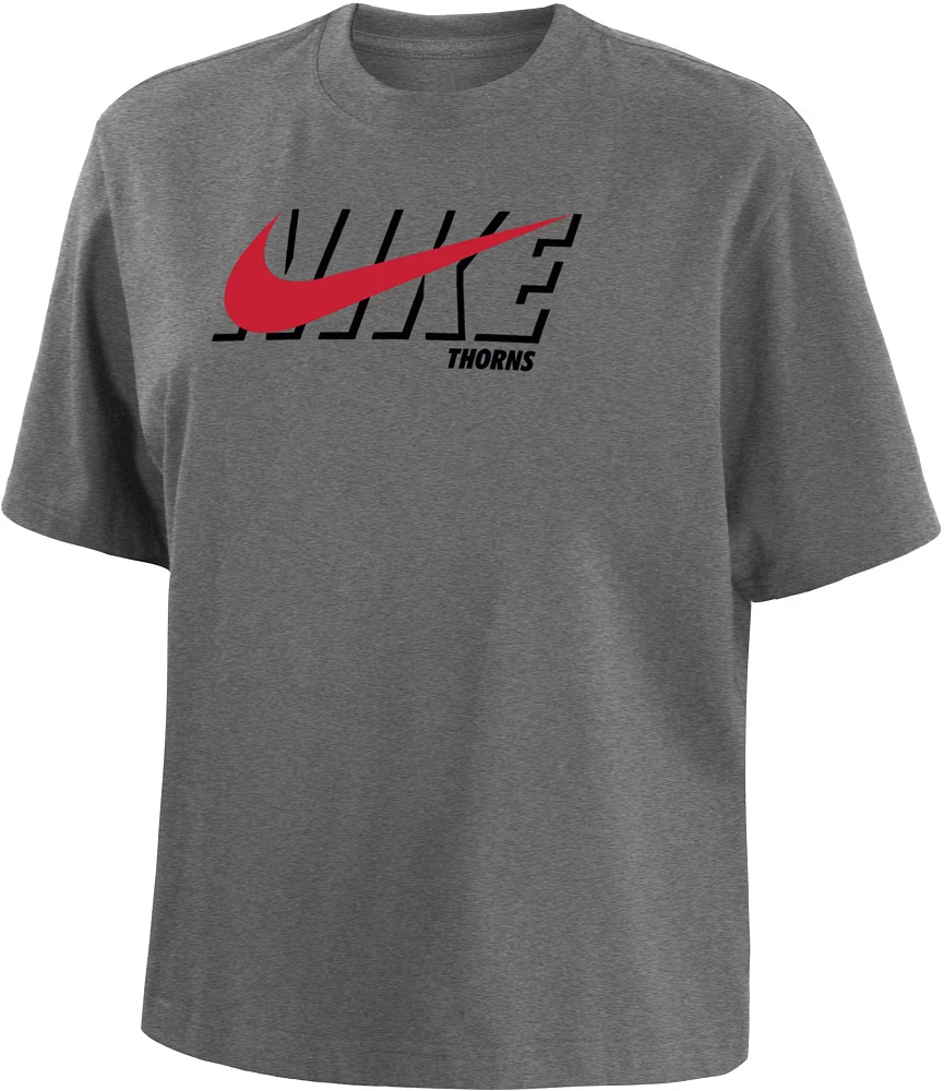 Nike Women's Portland Thorns 2023 Swoosh Grey T-Shirt