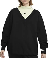 Nike Sportswear Women's Phoenix Fleece Oversized V-Neck Sweatshirt