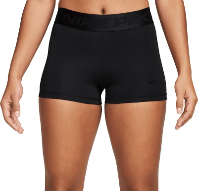 Nike Women's Pro 3'' Mid-Rise Wide Waistband Shorts